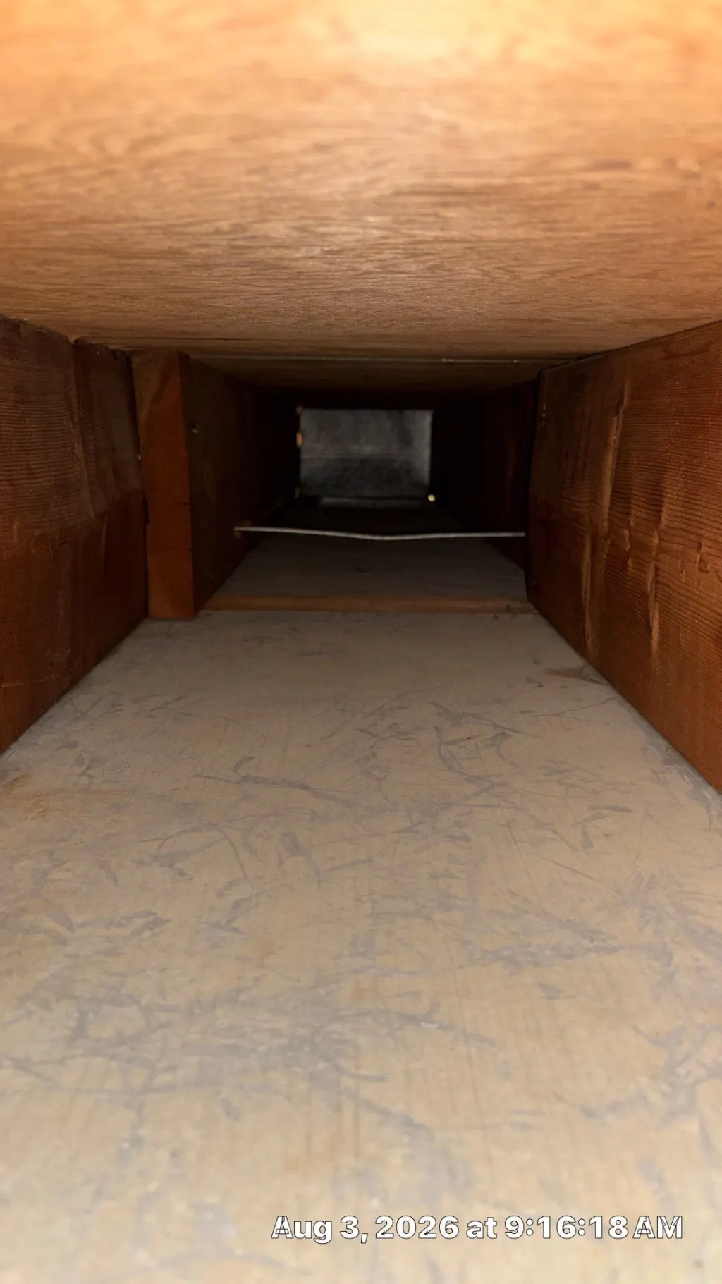 The same ductwork after Superior's cleaning — job 18