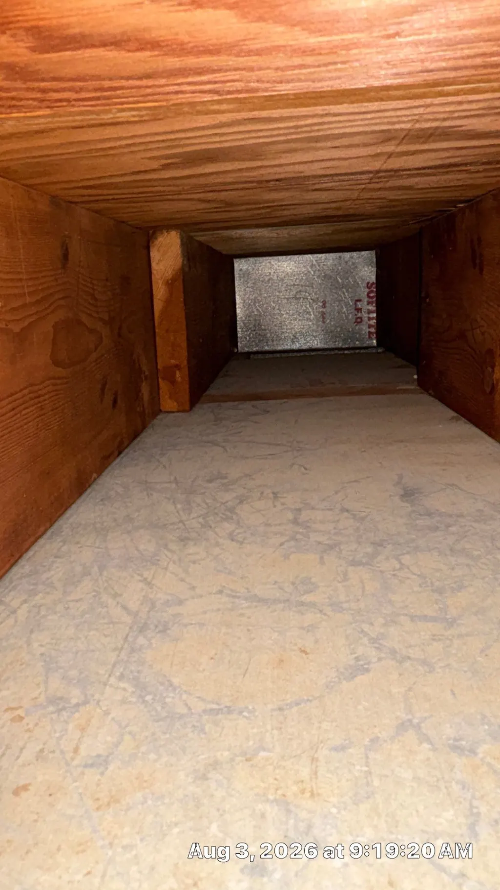 The same ductwork after Superior's cleaning — job 19