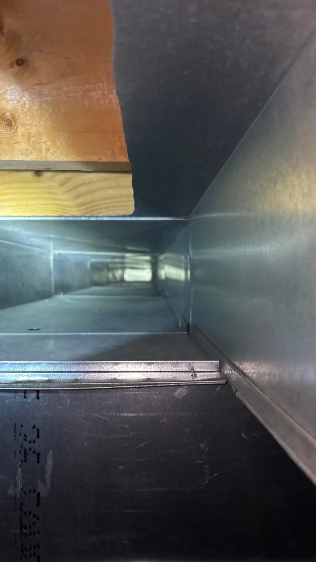 The same ductwork after Superior's cleaning — job 23