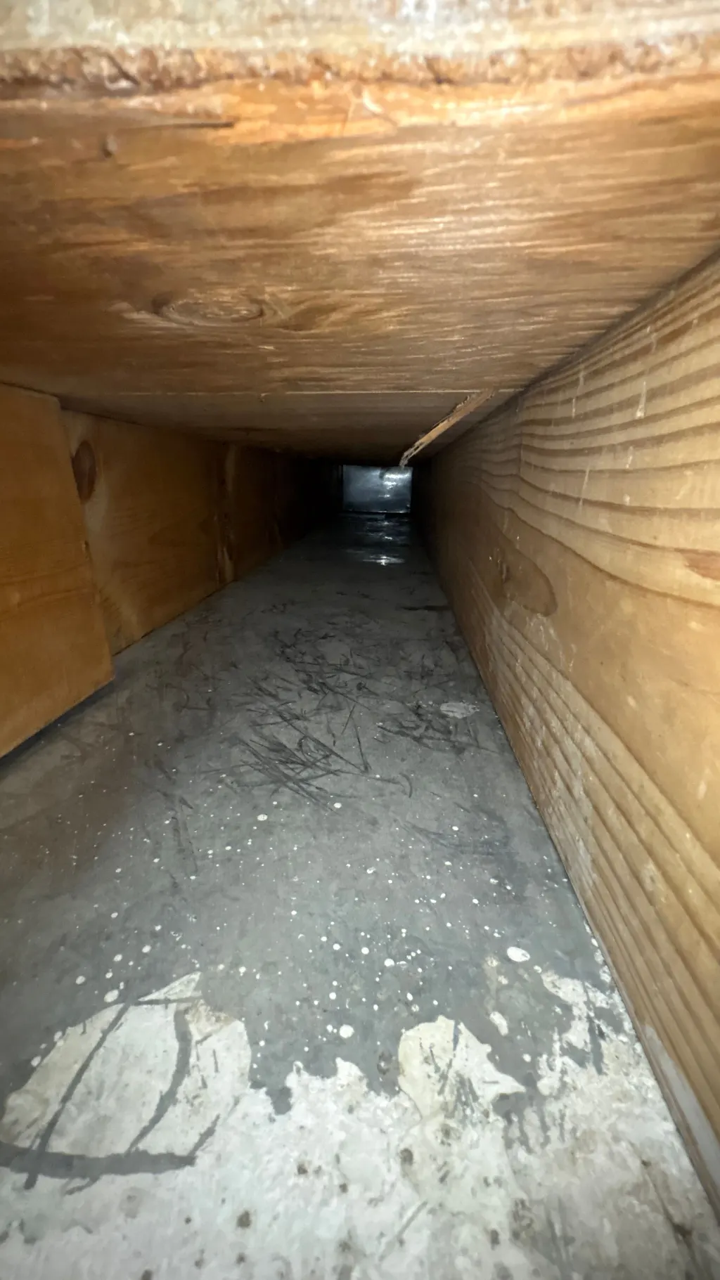 The same ductwork after Superior's cleaning — job 24