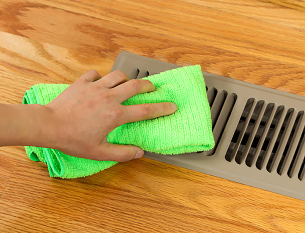 Keeping vents clean.