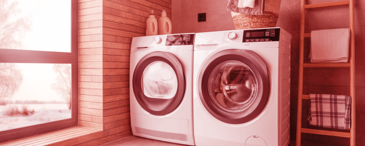 Side-by-Side Washer and Dryer
